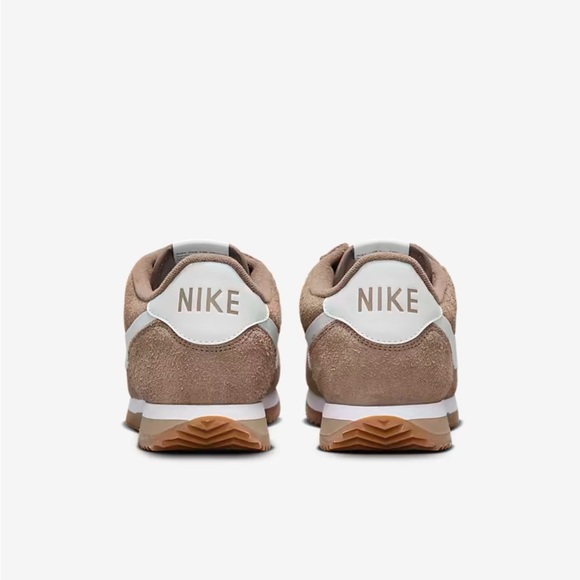 WMNS NIKE CLASSIC CORTEZ TAN BROWN VNTG KHAKI SUEDE MINK LEATHER WHITE GUM - Picture 7 of 11